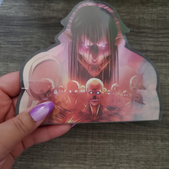 🍒🍒 Attack On Titan Anime: Eren Yeager Motion Car Sticker - Picture 4 of 6